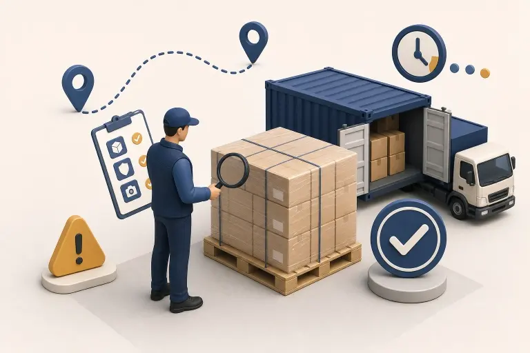 Shipment review before goods leave China