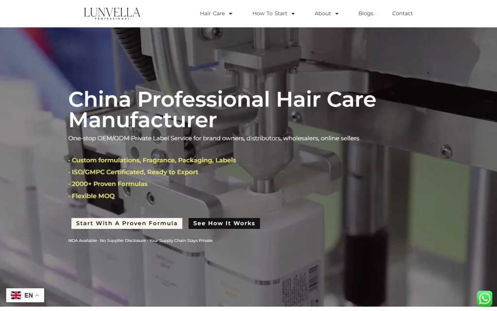 9. MACA — Established Formulas and Private Label Hair Care